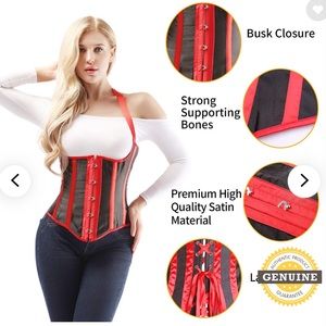 Alivila.y Fashion burlesque lace under bust corset